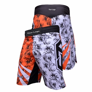 Personnalisable No Gi BJJ Shorts pour Enfants Jeunes Formation MMA Grappling Kickboxing Combat Sports Sublimé Logo - Product Image 1