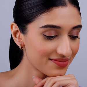 Boucles d'oreilles en or avec diamant Endora - Product Image 3