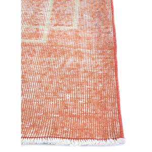Tapis en laine noué à la main à motifs floraux rouges et oranges vintage, tapis rectangulaire pour salon, décoration de la maison, pour couloir - Pae-2888 - Product Image 4
