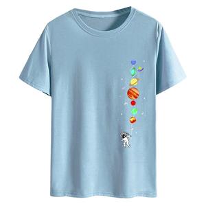 Nouveau style 2026 – T-shirts d'été pour hommes 100 % coton, respirants, écologiques, unis, infroissables, manches courtes, qualité supérieure - Product Image 3