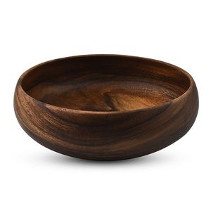 SU CUENCO-FRUTERO TALLADO DE MADERA REAL NATURAL, Cuenco de madera decorativo para mesa, oficina, decoración del hogar, utensilios de cocina - Product Image 6
