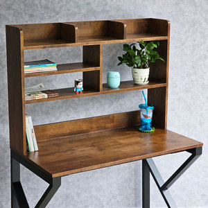 School Furniture Iron Frame <b>Study</b> <b>Desk</b> with Bookshelf 100x60cm Assembled Required FD68056 - Product Image 3