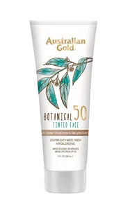 Crème solaire minérale teintée SPF 50 Australian Gold Botanical pour le visage, 3 fl oz - Product Image 1