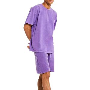 Conjunto deportivo de dos piezas para hombre, camiseta y pantalones cortos de verano, conjunto deportivo de dos piezas, pantalones cortos deportivos de verano para correr - Product Image 2