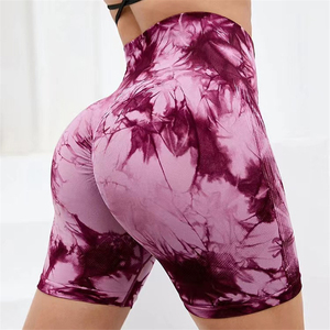 Lady Yoga Shorts High Waist Workout Shorts Fitness <b>Sexy</b> Women Hip Lifting <b>Tight</b> Sports Running Shorts - Product Image 2