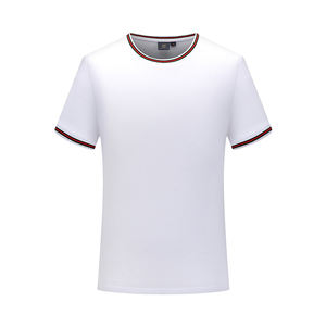 Camiseta lisa de talla grande de algodón para hombre, camisetas de gran tamaño personalizadas para hombre, camiseta blanca en blanco personalizada para hombre - Product Image 1