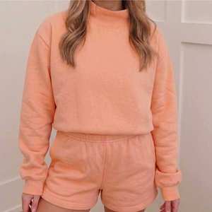 Women's Custom Logo <b>Mock</b> <b>Neck</b> Pullover Sweatshirt High Quality 100% Cotton Fleece Patch Embroidery Casual Streetwear <b>Top</b> - Product Image 2