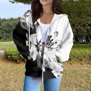 <b>Mens</b> Winter <b>Hoodie</b> With Zipper Cotton <b>Fleece</b> Full Zip Up Streetwear Oversized Fashion Jogger Set Warm Sweatshirt - Product Image 6