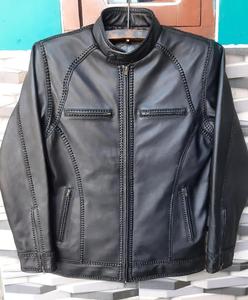Chaqueta de cuero de calidad superior caliente para el estilo de los hombres con 100% Original piel de vaca 2024 modelo de chaqueta de cuero de los hombres - Product Image 6