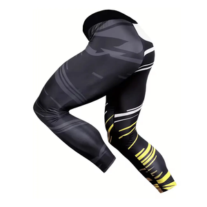 Nuevo diseño Original pantalones de entrenamiento BJJ Spats mallas para correr pantalones hombres compresión correr Leggings Pantalones - Product Image 4