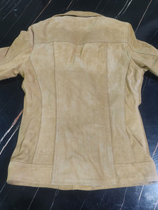 แจ็กเก็ตหนังนิ่มสำหรับผู้หญิงเสื้อแจ็คเก็ตหนังแท้มีซิปสไตล์สตรีทแวร์ - Product Image 5