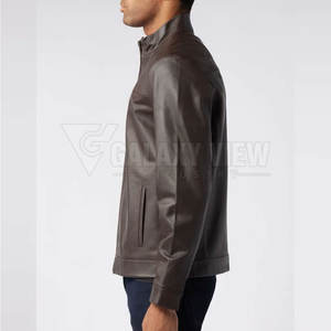 Vestes en cuir à prix de gros, vestes en cuir très vendues, nouveau style de vestes en cuir pour hommes, hiver 2025 - Product Image 4