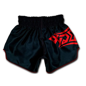 Pantalones cortos tailandeses transpirables de talla grande, entrenamiento de artes marciales, deporte de boxeo, 100% poliéster, pantalones cortos cómodos de entrenamiento Muay Thai 2025 - Product Image 2