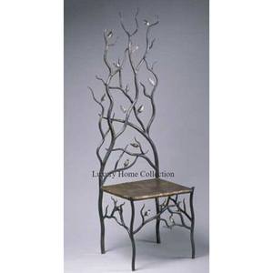 Silla decorativa de metal resistente con espejo brillante pulido plateado para vestíbulos y habitaciones del hogar y restaurantes a un precio impresionante - Product Image 6