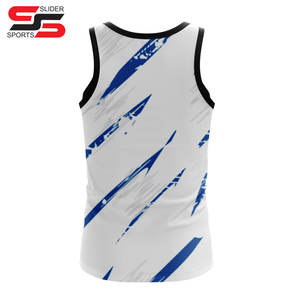 เสื้อบาสเก็ตบอลคอวีน้ำหนักเบาผ้าโพลีเอสเตอร์100% ผ้าแห้งเร็วปรับแต่งได้สำหรับฤดูร้อนใช้ได้ทั้งชายและหญิงดีไซน์ใหม่ - Product Image 2