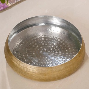 Bol en métal décoratif écologique fait à la main sans BPA et résistant à la chaleur allant au lave-vaisselle pour les fêtes - Product Image 5