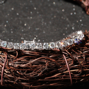 Modern Design Fine Tennis <b>Bracelet</b> Round Top Quality Lab Grown Diamond <b>Bracelet</b> 14k <b>White</b> Gold <b>Bracelets</b> for Women Timeless Gift - Product Image 3