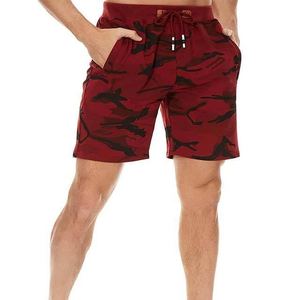 Shorts pour hommes respirants personnalisés en polyester, tissu doux, impression par sublimation, coupe décontractée élastique, design sportif actif de haute qualité - Product Image 1