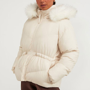 Chaqueta Acolchada Informal con Cremallera al por Mayor, Chaqueta Acolchada Personalizada con Múltiples Bolsillos, Chaqueta de Invierno Cortavientos de Alta Calidad para Mujer - Product Image 1