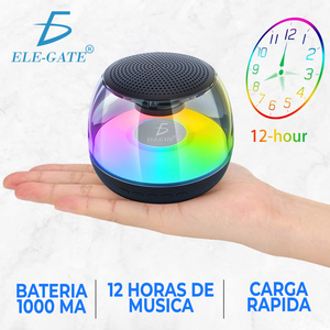 Altoparlante Bluetooth Wireless RGB LED con Subwoofer Mini 360°, Microfono e Comunicazione USB per Feste e Uso Esterno, con Batteria - Product Image 2