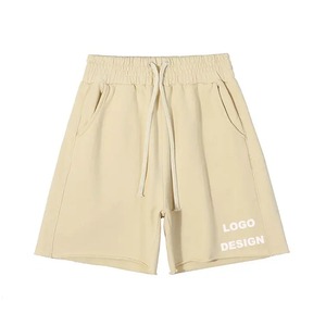 Logo personnalisé hommes gym court blanc sport jogger nager plage homme été maille court sweat shorts pantalon pour hommes sweat court - Product Image 1