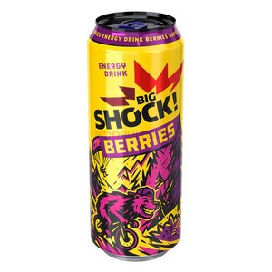 Boisson énergisante aromatisée à la pomme Big Shock, boisson gazeuse en canette, pour les événements festifs. - Product Image 5