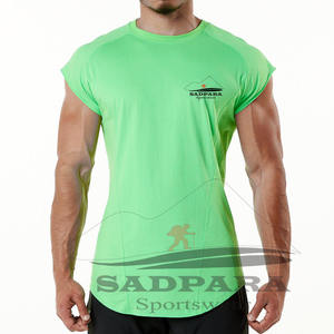 Polyester Spandex Short Sleeve Lightweight Breathable Mesh <b>Muscle</b> Bodybuilding Quick Dry Gym Fitness Action Men's <b>T</b>-<b>shirts</b> - Product Image 3