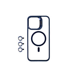 Étui en silicone compatible MagSafe pour iPhone 15 Pro Max, support intégré, antichoc, compatible avec la charge sans fil - Product Image 1