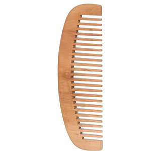 Peigne en bois de neem fait à la main de qualité supérieure, écologique, taille personnalisée, salon de coiffure à domicile, artisanat indien Saniya - Product Image 1