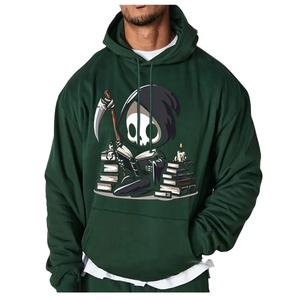 Sudadera con Capucha de Diseño Personalizado de Moda, Sudadera de Algodón de Alta Calidad de 320 g/m², Sudadera Holgada para Hombre - Product Image 1