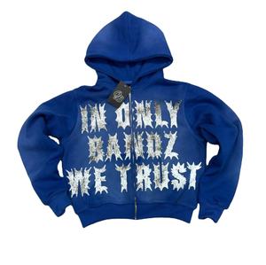 Sweats à capuche personnalisés en molleton polyester/coton délavé à l'acide, coupe régulière, écologiques, séchage rapide et respirants pour hommes - Product Image 3