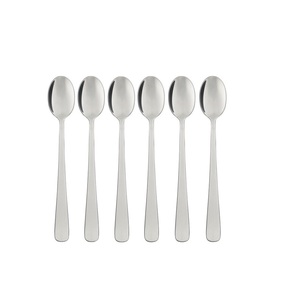 Cuillère en acier inoxydable poli moderne pour mariage, couverts en métal plaqué, argenterie, cuillère, fourchette, ensemble de couverts - Product Image 6