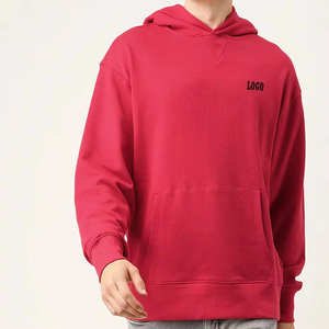 Sudaderas con capucha negras con cordón para hombre, transpirables, de algodón y poliéster, transpirables, de ajuste regular básico, mezcla de algodón, ropa informal de manga larga - Product Image 4