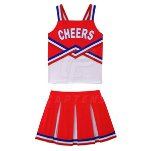 Vente directe d'usine Uniforme de pom-pom girl sans manches Nouveau style de vêtements de sport Uniforme de pom-pom girl - Product Image 1