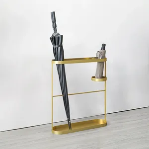 Dustbin-Shaped Metal <b>Umbrella</b> Storage Rack with Silver Finished Perfect for Stylish Lobby and Home Decoration - Product Image 5