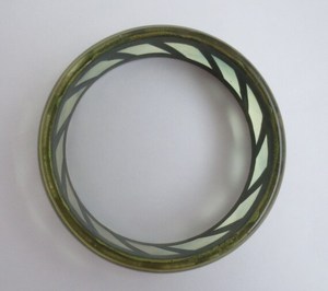 Brazalete Vintage de Acrílico Verde Lucite, Ancho e Irregular, de Resina, Modelo Ángel DIY, Amuleto de Moda Femenina, Artesanía de Resina - Product Image 2