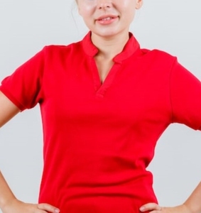 Camiseta Polo Personalizada con Logotipo para Mujer, Algodón Orgánico Sostenible, Tacto Suave, Cuello Clásico, Ropa Casual de Uso Diario - Product Image 2