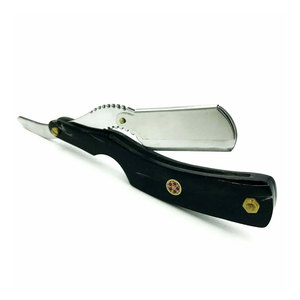 Maquinilla de afeitar plegable profesional para peluquería, maquinilla de afeitar recta para peluquero - Product Image 1