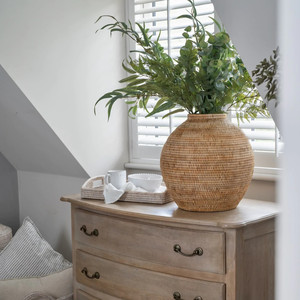 Florero de mimbre tejido a mano para decoración del hogar, florero Vintage, botella de flores, planta antigua - Product Image 2