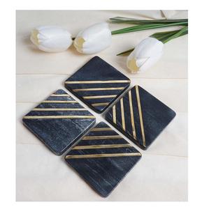 Industrial Quality Marble <b>coaster</b> Table <b>Wine</b> Coffee Cup Tea Drink Hotel Grey Marble Best Home &kitchen Accessories <b>Coasters</b> - Product Image 2