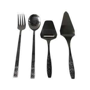 Artículos para el hogar duraderos, accesorios de herramientas de cocina de acero inoxidable avanzados de grado alimenticio, juego de utensilios de cocina para cenas - Product Image 2