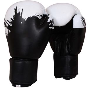 Gants de boxe de haute qualité, matériau durable, respirant, imperméable, logo personnalisé, léger, cuir, fermeture à boucle et crochet, extérieur - Product Image 1