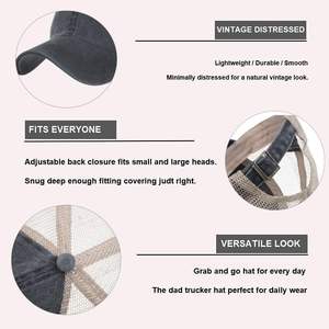 Casquette de baseball à bord court, chapeau d'entraînement à bord court uni réglable chapeau de pêche athlétisme chapeau de camionneur maille - Product Image 4