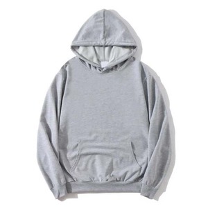 Pull à capuche surdimensionné pour hommes 100% coton de haute qualité sweats respirants Logo personnalisé imprimé motif solide brodé - Product Image 6