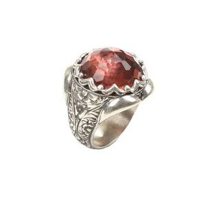925 Sterling Silver Men's <b>Ring</b> Zircon Stone Faceted Rhodium Fine Jewelry <b>Crown</b> Shape Everyday Wear Boy's Size IGI Certified - Product Image 1