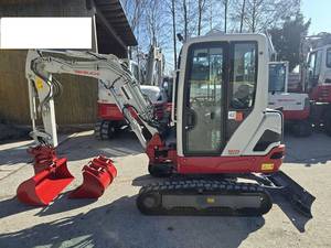 รถขุดขนาดเล็ก Takeuchi TB225 น้ำหนัก 2.4 ตัน แบบไฮดรอลิก ขับเคลื่อนด้วยดีเซล พร้อมรางตีนตะขาบแบบขยายได้ หมุนหางได้ 0 องศา - Product Image 5