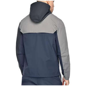 Veste coupe-vent imperméable à coquille souple pour hommes avec logo personnalisé 100% nylon pour les activités de plein air d'hiver Veste de pluie pour hommes - Product Image 2