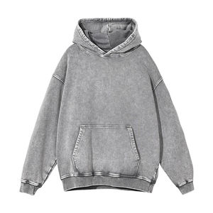 Sudadera con Capucha de Algodón Waffle de Primera Calidad, 400 Gsm, Talla Grande, Estilo Clásico con Lavado Ácido, Sudadera con Diseño Gráfico - Product Image 1