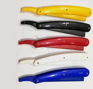 Rasoir de sécurité en acier inoxydable pour homme, avec fonction de sécurité pour le corps, les aisselles et la barbe, manche en plastique pliable - Product Image 1