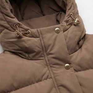 Winter Female Hooded Puffer Jacket Breathable Fabric Cotton Padded Women's Parka <b>Coat</b> Insulated Warm Thermal Outerwear Snow Gear - Product Image 5